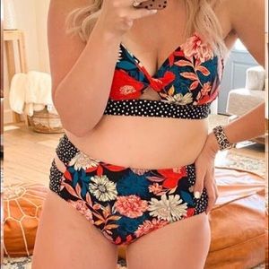 High waist two piece